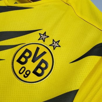 Camisa Borussia Dortmund I 20/21 Versão Torcedor + Personalização Grátis Camisa Borussia Dortmund I 20/21 Versão Torcedor + Personalização Grátis