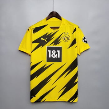 Camisa Borussia Dortmund I 20/21 Versão Torcedor + Personalização Grátis Camisa Borussia Dortmund I 20/21 Versão Torcedor + Personalização Grátis
