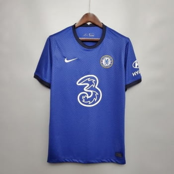 Camisa Chelsea I 20/21 Versão Torcedor + Personalização Grátis