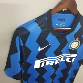 Camisa Inter de Milão I 20/21 Versão Torcedor + Personalização Grátis