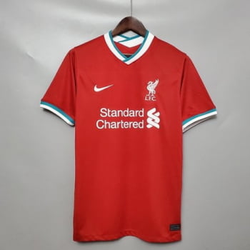 Camisa Liverpool I 20/21 Versão Torcedor + Personalização Grátis