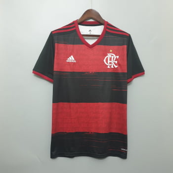 Camisa Flamengo I 20/21 Versão Torcedor Brasileirão + Patchs +