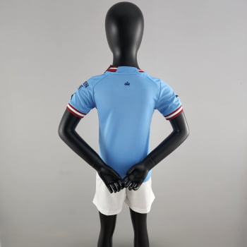 Kit Infantil Manchester City l 22/23 + Personalização Grátis