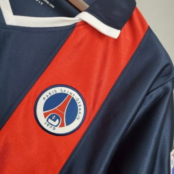 Camisa Retrô Paris Saint-Germain I - 2001-2002 + Personalização Grátis