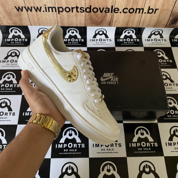 Tênis CR7 x Air Force 1 Low 'Golden Patchwork' 