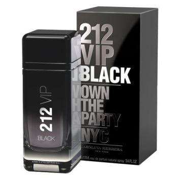 Perfume Carolina Herrera 212 Vip Black Eau De Parfum Masculino Perfume Carolina Herrera 212 Vip Black Eau De Parfum Masculino