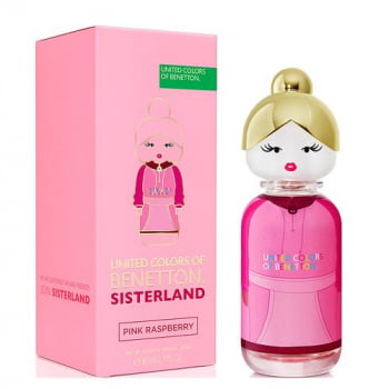 Perfume Benetton Sisterland Pink Raspberry Feminino Eau de Toilette 80ml