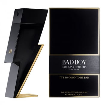 Perfume Carolina Herrera Bad Boy Eau De Toilette Masculino Perfume Carolina Herrera Bad Boy Eau De Toilette Masculino