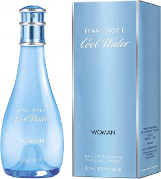 Perfume Davidoff Cool Water Woman Eau de Toilette Feminino 100ml
