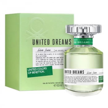  Perfume United Dreams Live Free Benetton -Feminino - Eau de Toilette