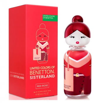 Red Rose Sisterland United Colors of Benetton - Perfume Feminino - EDT - 80ml Red Rose Sisterland United Colors of Benetton - Perfume Feminino - EDT - 80ml