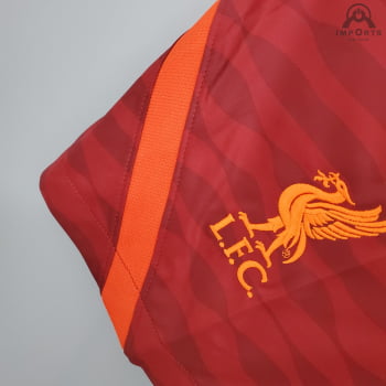 Calção Liverpool 21/22 Treino - Vermelho