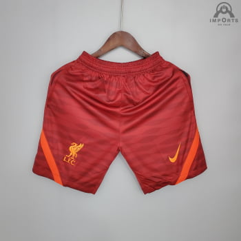 Calção Liverpool 21/22 Treino - Vermelho