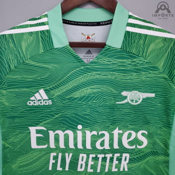 Camisa Arsenal 21/22 Goleiro + Personalização Gratis
