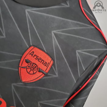Camisa Arsenal 21/22 Treino - Preto