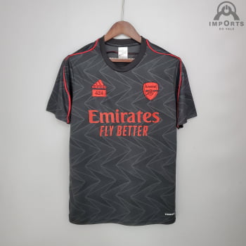 Camisa Arsenal 21/22 Treino - Preto