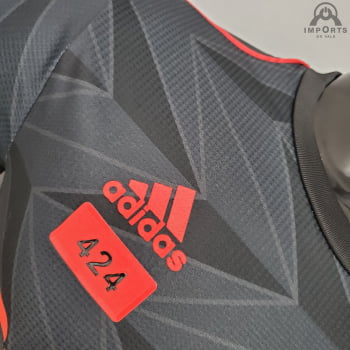 Camisa Arsenal 21/22 Versão Jogador Treino - Preto