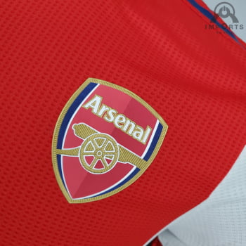 Camisa Arsenal I 21/22 Versão Jogador + Personalização Grátis