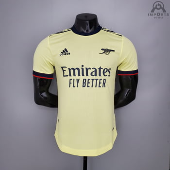 Camisa Arsenal II 21/22 Versão Jogador + Personalização Grátis