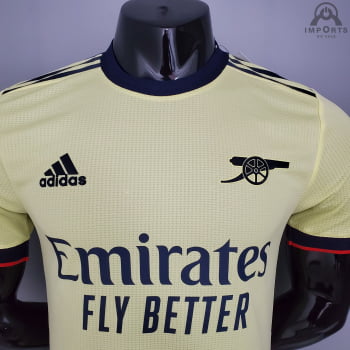 Camisa Arsenal II 21/22 Versão Jogador + Personalização Grátis