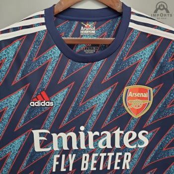 Camisa Arsenal III 21/22 Versão Torcedor + Personalização Grátis