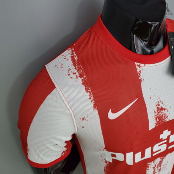 Camisa Atlético de Madrid I 21/22 Versão Jogador + Personalização Grátis 