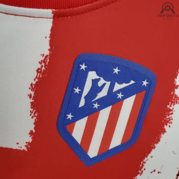 Camisa Atlético de Madrid I 21/22 Versão Feminina + Personalização Grátis 