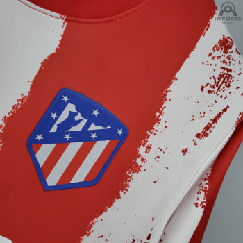 Camisa Atlético de Madrid I 21/22 Versão Torcedor + Personalização Grátis 