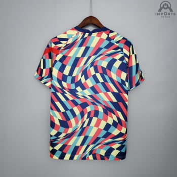 Camisa Barcelona 21/22 Treino - Colorida
