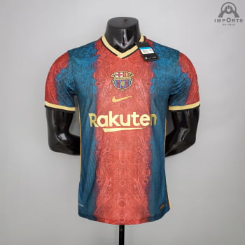 Camisa Barcelona 21/22 Versão Jogador Concept + Personalização Grátis 