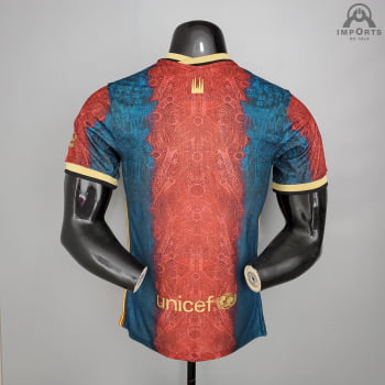 Camisa Barcelona 21/22 Versão Jogador Concept + Personalização Grátis 
