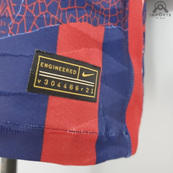 Camisa Barcelona 21/22 Versão Jogador Ed. Especial + Personalização Grátis