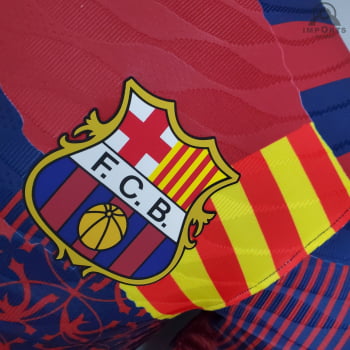 Camisa Barcelona 21/22 Versão Jogador Ed. Especial + Personalização Grátis