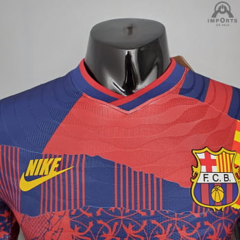 Camisa Barcelona 21/22 Versão Jogador Ed. Especial + Personalização Grátis