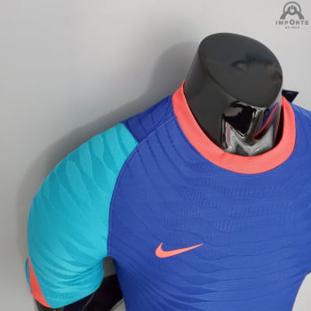 Camisa Barcelona 21/22 Versão Jogador Treino - Azul