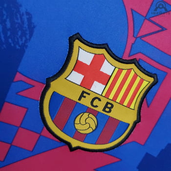 Camisa Barcelona I 21/22 Versão Torcedor Champions League + Personalização Grátis