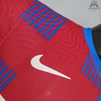 Camisa Barcelona I 21/22 Versão Jogador + Personalização Grátis 