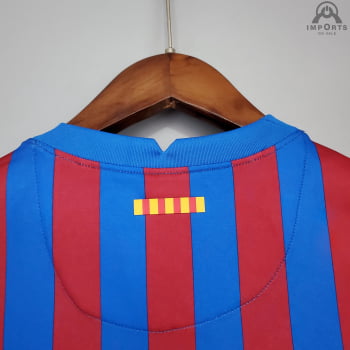 Camisa Barcelona  I 21/22 Versão Feminina + Personalização Grátis