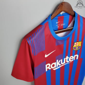 Camisa Barcelona I 21/22 Versão Torcedor + Personalização Grátis 
