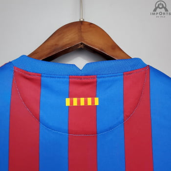 Camisa Barcelona I 21/22 Versão Torcedor + Personalização Grátis 