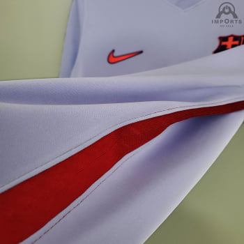 Camisa Barcelona II 21/22 Versão Torcedor + Personalização Grátis