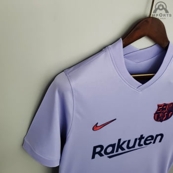 Camisa Barcelona II 21/22 Versão Torcedor + Personalização Grátis