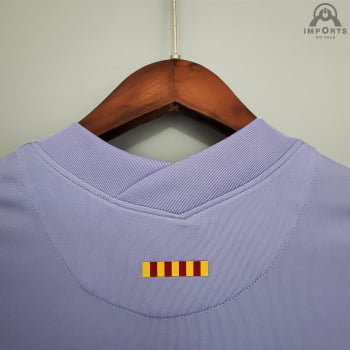 Camisa Barcelona II 21/22 Versão Torcedor + Personalização Grátis