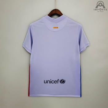 Camisa Barcelona II 21/22 Versão Torcedor + Personalização Grátis