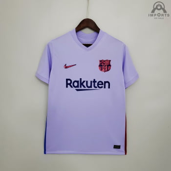 Camisa Barcelona II 21/22 Versão Torcedor + Personalização Grátis