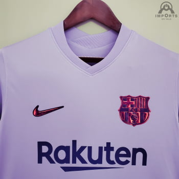 Camisa Barcelona II 21/22 Versão Torcedor + Personalização Grátis