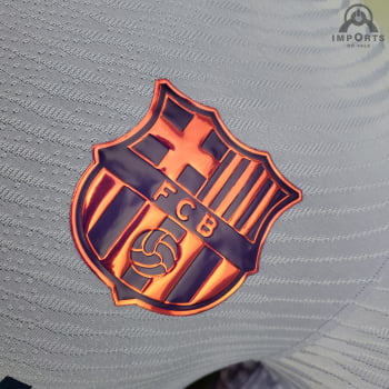 Camisa Barcelona II 21/22 Versão Jogador + Personalização Grátis