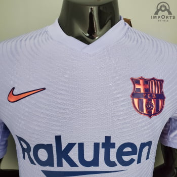 Camisa Barcelona II 21/22 Versão Jogador + Personalização Grátis