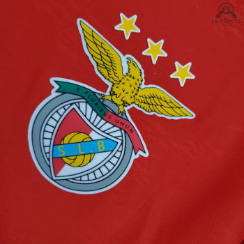Camisa Benfica I 21/22 Versão Torcedor + Personalização Grátis Camisa Benfica I 21/22 Versão Torcedor + Personalização Grátis