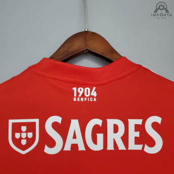Camisa Benfica I 21/22 Versão Torcedor + Personalização Grátis